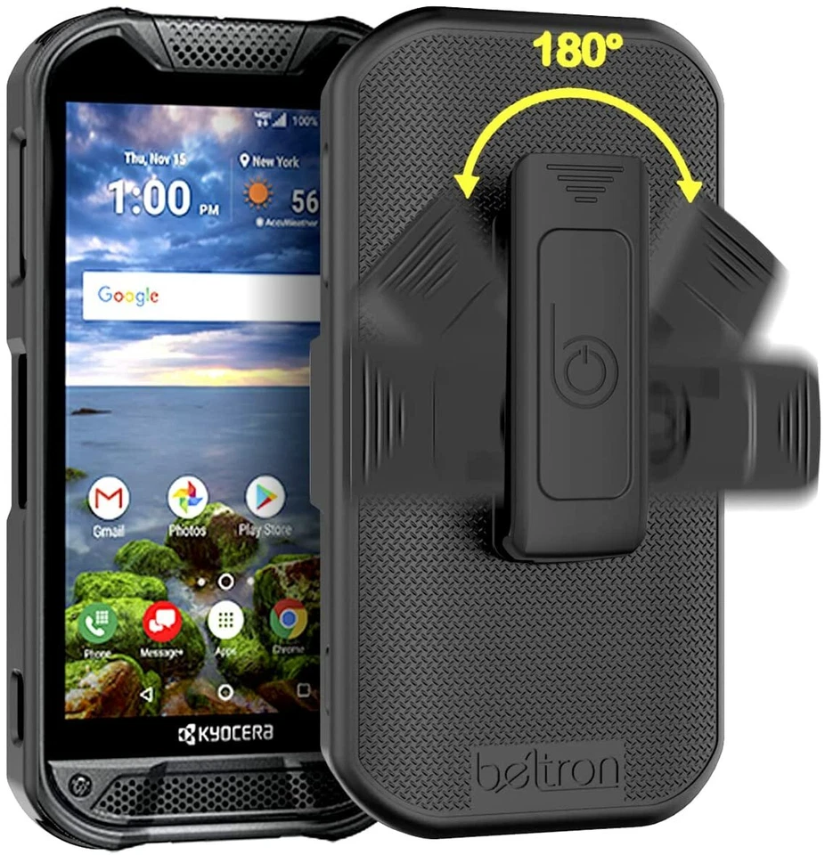 Funda con Clip de Funda para Kyocera DuraForce Pro 2 E6910 Soporta Cinturón de Trabajo de 2.25" Foto 4 de 4