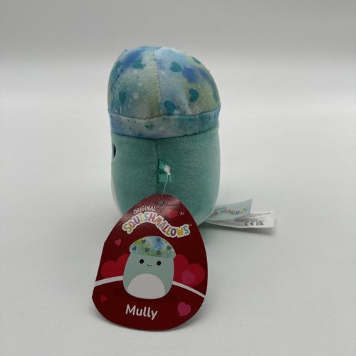 Squishmallows 5In Mully the Blue Mushroom Valentines Plush Pillow NWT…P8 - Picture 2 of 15