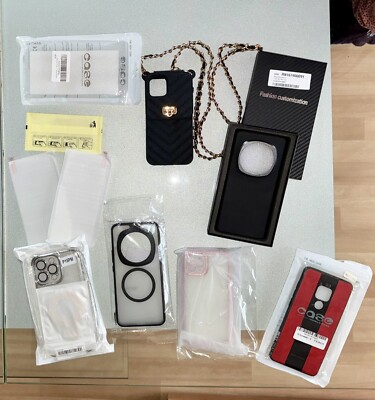 Handyhülle iPhone 13  15 Pro Honor Huawei Mate 20 2St. Schutz Folie  NEU  6xOVP