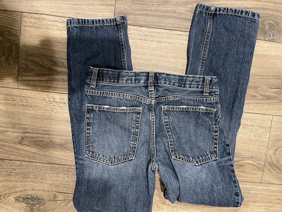 Jeans Cherokee Niños Calce Ajustado Azul Talla 16 100% Algodón 30x30 Denim Oscuro 1814 Foto 3 de 4