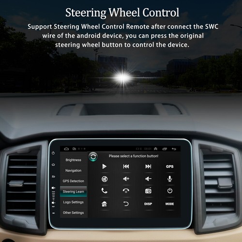 2+32GB Single 1DIN Rotatable 9'' Android 13 Car Stereo CarPlay GPS WiFi FM Radio - Picture 7 of 14