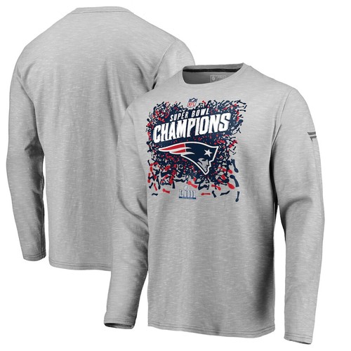 New England Patriots NFL Super bowl LIII Champions L/S Football Shirt - Picture 3 of 4