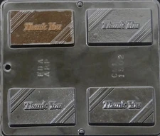 Thank You Card Chocolate Candy Mold   1502 NEW