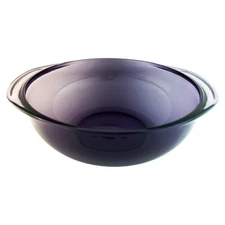 Amethyst Pyrex Round Casserole 2QT 2L 024 19 Open Baker