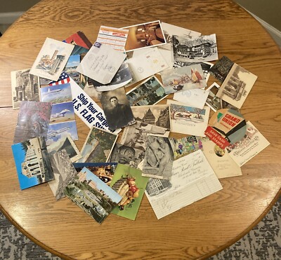 Junk Journal Lot 40+ Antique Vintage Paper Ephemera Greeting
