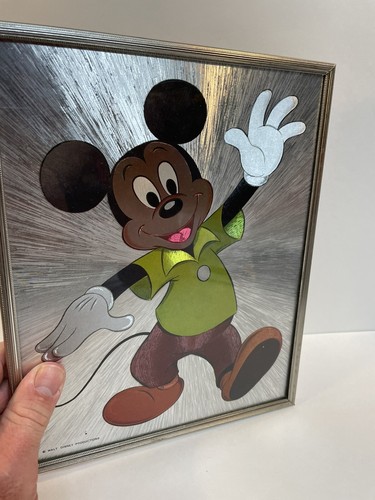 VTG .ORIGINAL MICKEY MOUSE RARE FRAMED HOLOGRAM BY THE WALT DISNEY B13 - 第 4/5 張圖片