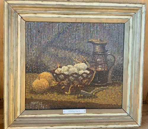 Vintage 1961 Oil Painting/Canvas Study of Still Life by Utah's Jack Marsh Larsen