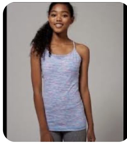 EUC Ivivva Lululemon Athletic Tank Top in Blue & Pink 8 - Picture 2 of 11
