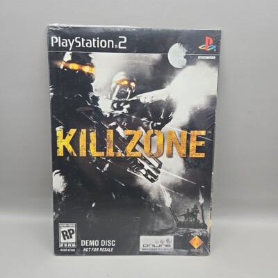 NEW Sealed KillZone Demo Disc Sony Playstation 2 PS2 2004 Rated RP