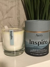 Image of Aery Inspire Purée Soy Candle- Rosemary, Eucalyptus & Cedar. 45 Hour Burn