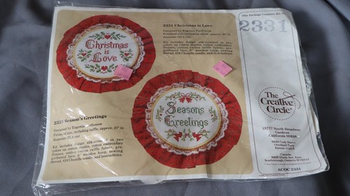 7 Vtg The Creative Circle Wall Hanging Pillows Antiqued Quilts Twilling m3 - Picture 12 of 15