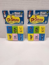 Dr Seuss Book Erasers 6 ct  Bundle Of 2  A To...
