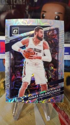 2021-22 Jonas Valanciunas Optic Premium Scope #D 244/249 New Orleans Pelicans