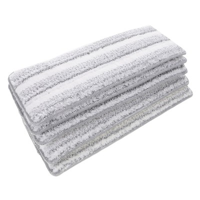 5pcs Squeeze Mop Refill Pads Reusable Washable Microfiber Floor Cleaning Pads