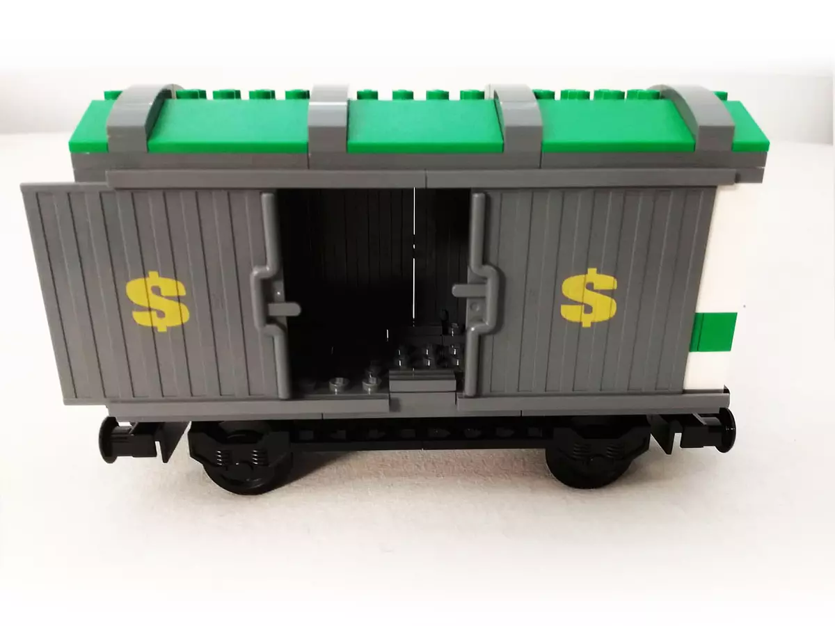 Lego city green train sale