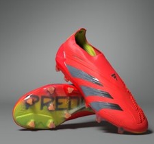 Adidas Predator Elite LL Firm Ground Tease Red Soccer Boots IF8885 Men's Sz 11.5