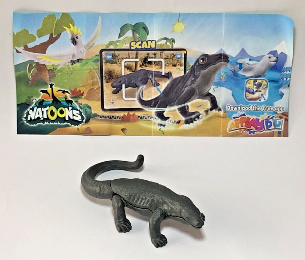 Kinder Surprise NATOONS KOMODO DRAGON VT297 BPZ Paper