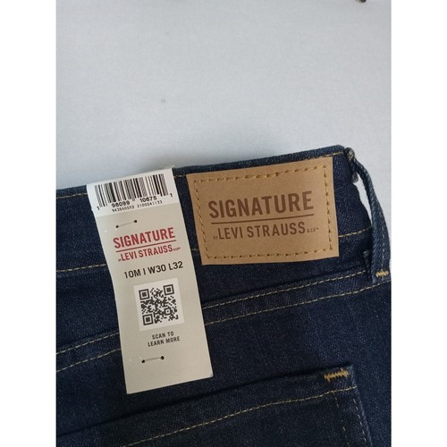 Women's Levi Strauss Signature Mid- Ris Boot Cut Dark Wash Jeans Size 10 M - Picture 12 of 12