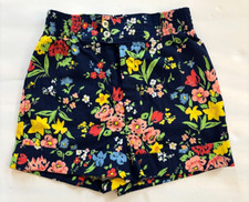 Vintage Lady Wrangler Floral Shorts Cuffs Circa 1970 Size 9/10 Made in USA