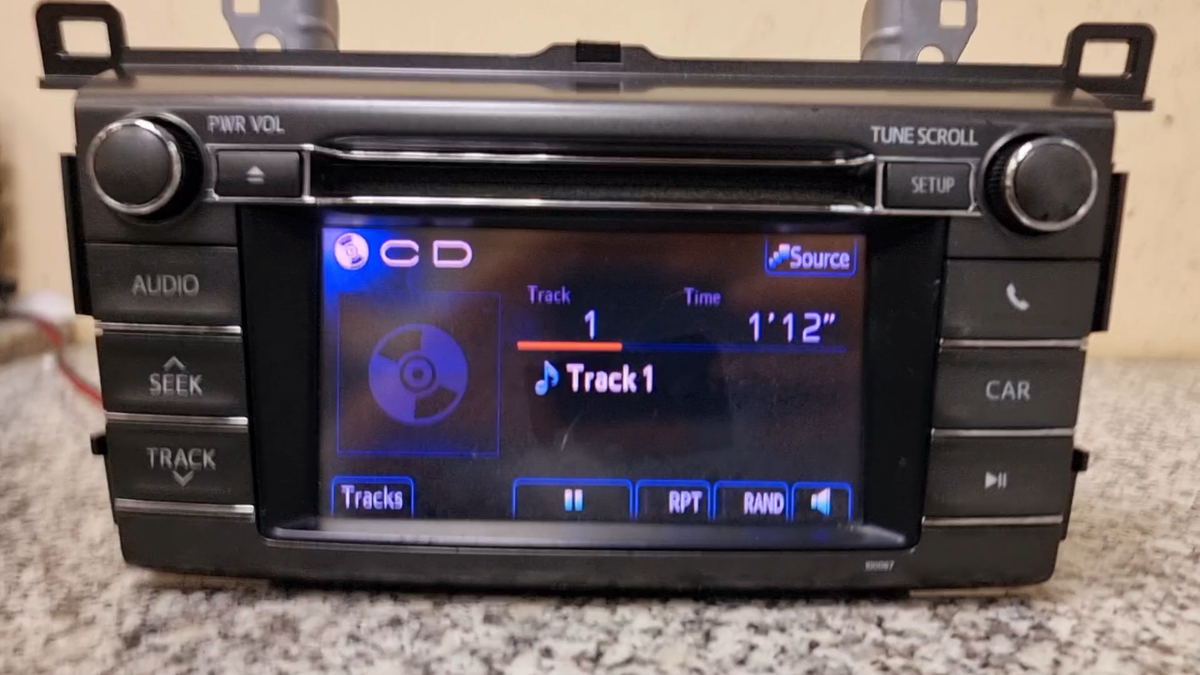 2013-2015 Toyota Rav4 Radio CD info Display 86140-42010 Oem ID