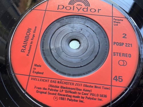 RAINBOW PROD. R.GLOVER ORIG VINYL 45 “I SURRENDER” 1981 POLYDOR 7” & UKPOSTONLY - Picture 5 of 12