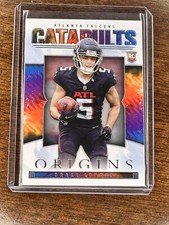 2022 Panini Origins Drake London RC Catapults Insert #CAT-21 Atlanta Falcons