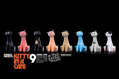 Nueces de melocotón color gatito gato en lata POPBOT una sexta escala subverso 3A tresA - Imagen 12 de 12