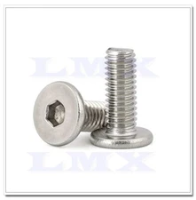 M5 M6 M8 Stainless Allen Hex Socket Flat Head Metric Thin Flat Head screws
