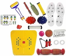 Acupressure Massager & Sujok Therapy Tools Combo Kit For Stress and Pain Relief