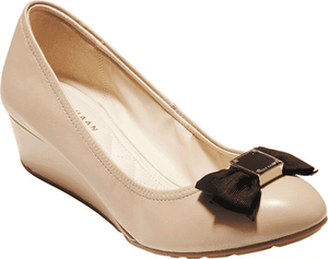 cole haan tali bow wedge sandal
