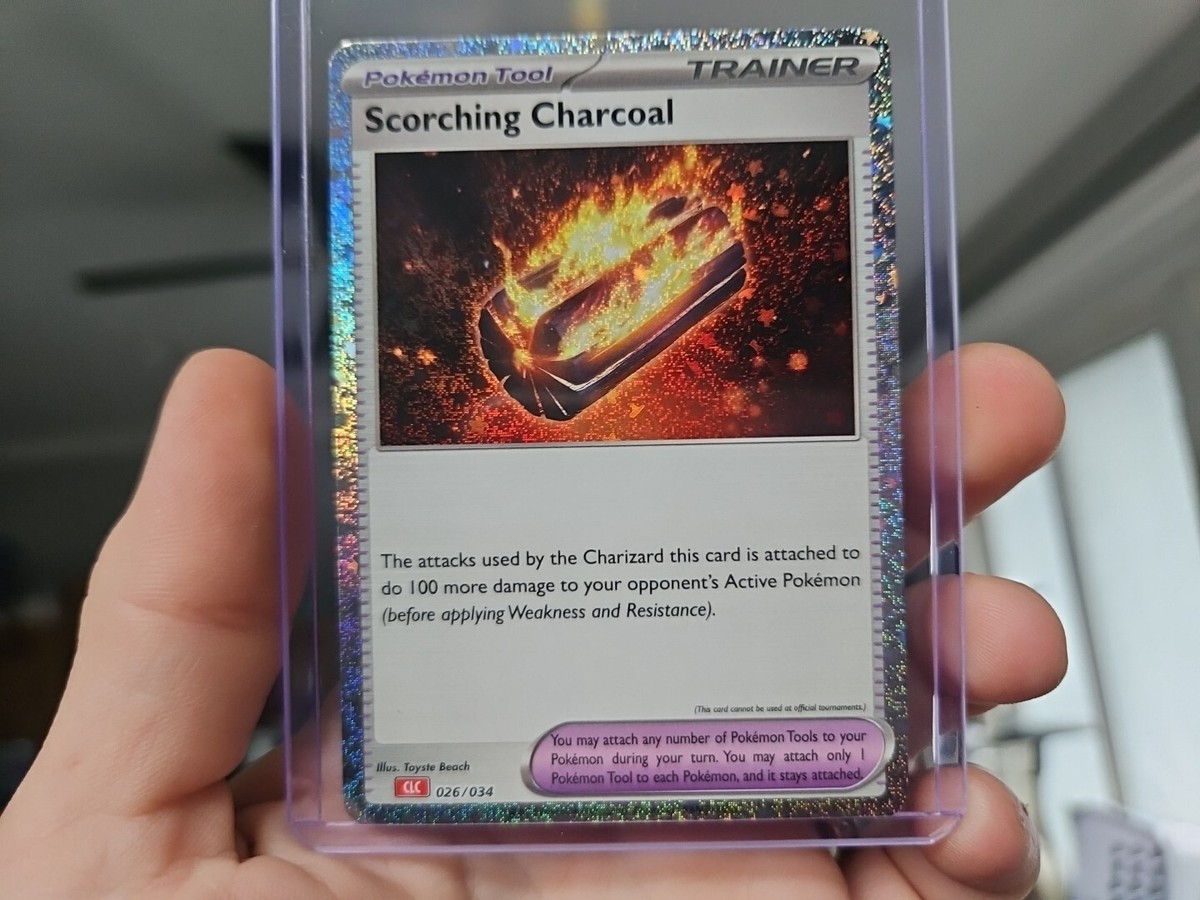 Scorching Charcoal CLC 026/034 PACK FRESH Pokemon TCG Classic Collection Holo Scorching Charcoal CLC 026/034 PACK FRESH Pokemon TCG Classic Collection Holo