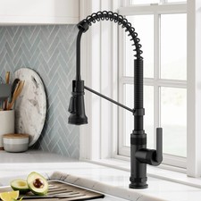 Kraus KPF-4110 Allyn 1.8 GPM 1 Hole Pre-Rinse Pull Down Kitchen - Black