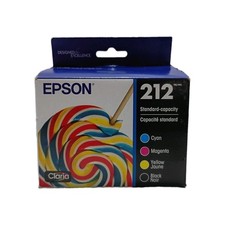 EPSON 212 Claria Ink Standard Capacity Black Color Cartridge Combo Pack