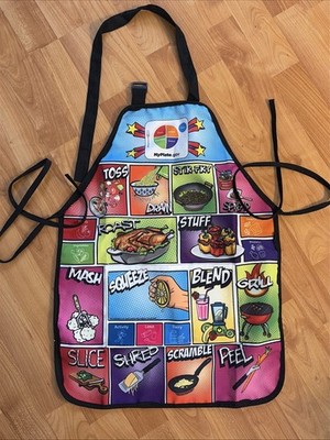 Kids MyPlate.gov Cooking Apron - Comic Book Pop Art Style Healthy Eating USDA