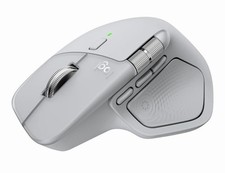 Logitech MX Master 4 Ergonomic Wireless Mouse - Productivity Master - Pale Gray