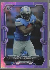 2015 Bowman Purple Rainbow Foil Joique Bell #42 1k3