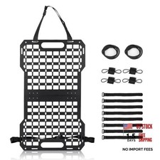 Foldable Magnetic Molle Panel for Truck Seat Back Organizer - Black