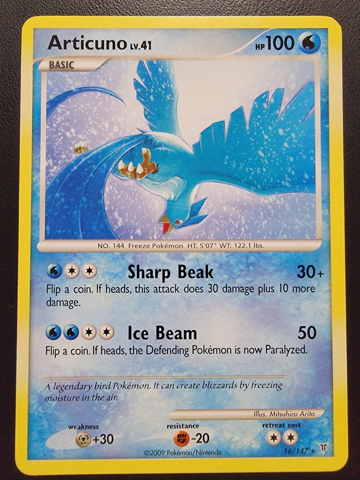 Articuno 16/147 Supreme Victors Regular pokemon TCG