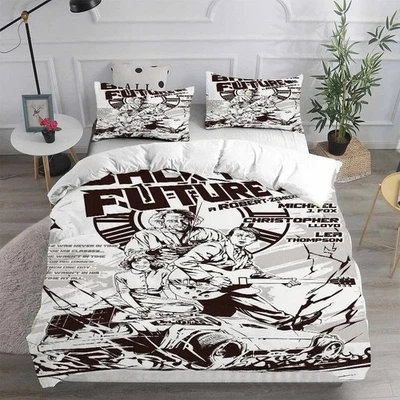 Science-Fiction Back to the Future Bettwäsche Set Bettbezug Kissenbezüge80x80 FN - Bild 1 von 2