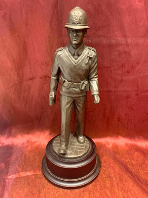 Surrey Polizei Kaltguss Bronze Skulptur Ballantynes of Walkerburn 26,5 cm
