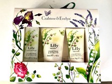 Crabtree Evelyn Lily 3 Piece Gift Set Body Cream, Body Lotion, Shower Gel
