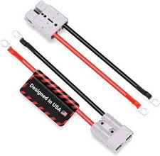 2PCS 50A Battery Quick Connector Disconnect Plug Set 10AWG Number of Items: 2