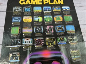 Original Nintendo NES 1986 The Game Plan Poster 15X11 in Size, R.O.B. the Robot 