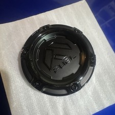 Fuel Gloss Black Black Logo Center Cap 3.94 1004-69 1004-79gbld