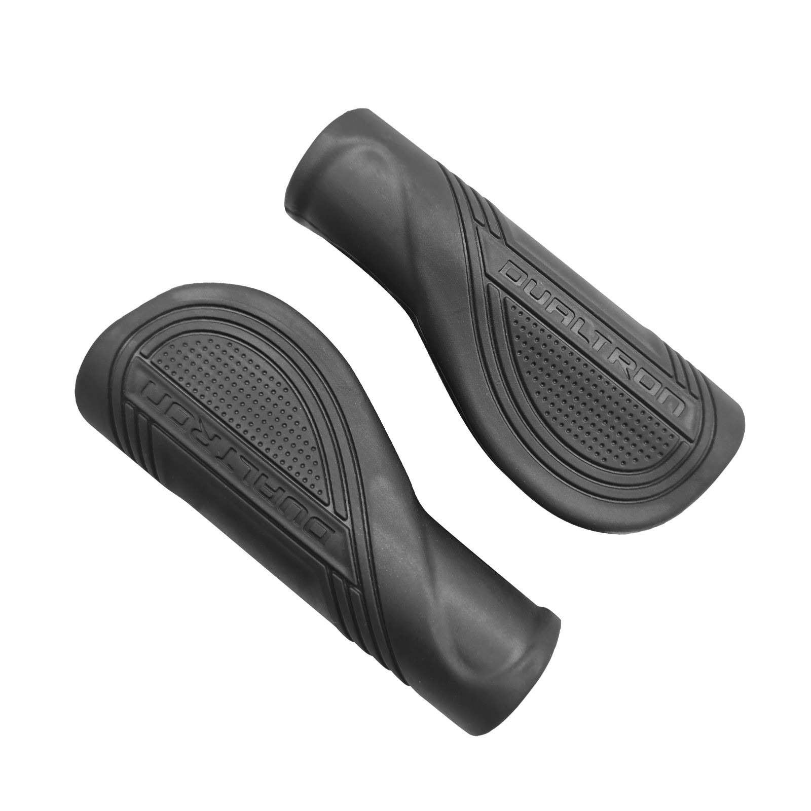Lot De 2 Poignées De Vélo Courtes En Caoutchouc Antidérapant – 70 Mm, Pour Guidon 22,2 Mm
