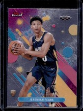 2025-26 Topps Finest Jeremiah Fears Common RC Rookie #7 Pelicans