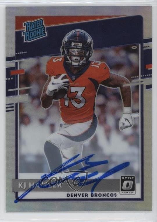 2020 Donruss Optic Rated Rookies Holo Prizm 28/99 KJ Hamler Rookie Auto RC 0b0g