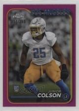 2024 Topps Chrome Rookies Magenta Refractor 254/399 Junior Colson #291 0xh3