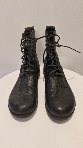 MARSELL black combat "Patata" boots leather laces size 43 NEW Made in Italy - Bild 4 von 17