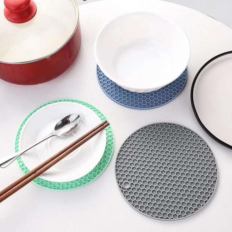 1 шт силиконовый коврик против ошпаривания стойка для горшков бытовая кухня защита столешницы - Изображение 2 из 4